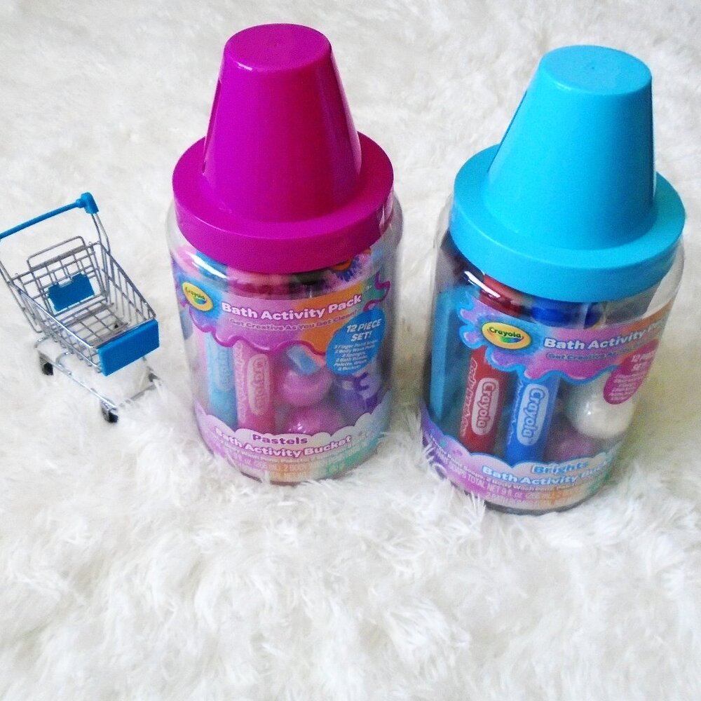 Crayola Bath Activity Pack Boys Girls Crayon Bank